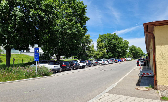 Parkplatz Bahnhof P1 Aulendorf