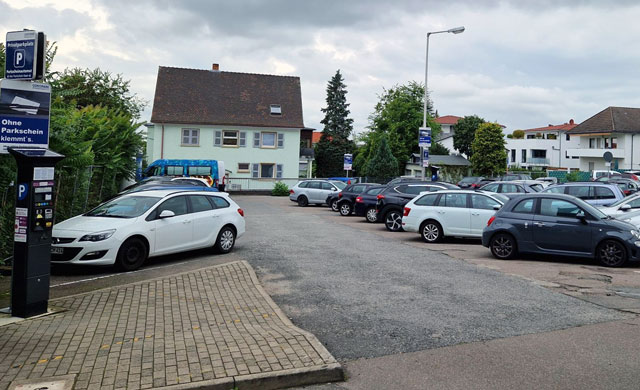 Parkplatz Luisenstrasse in Weinheim