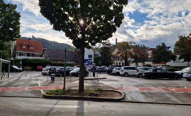 Parkplatz Institutstrasse in Weinheim